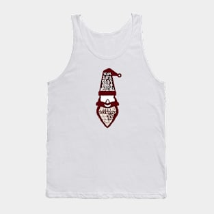 Santa Clause Christmas Sayings Tank Top